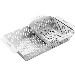 ZWILLING BBQ+ 2-częściowy zestaw koszy do grillowania, stal