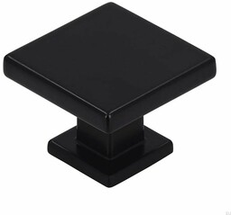 Gałka meblowa 2506 30 Metalowa Czarna Matowa