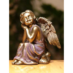 Zamyślony aniołek Ozdoba Świąteczna