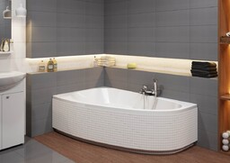CERSANIT S301-169 JOANNA NEW WANNA ASYMETRYCZNA 160x95 PRAWA