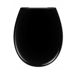 Deska sedesowa czarna wolnoopadająca do Koło Roca Cersanit