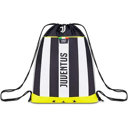Seven Juventus plecak czarno-biały, worek sportowy i rekreacyjny,