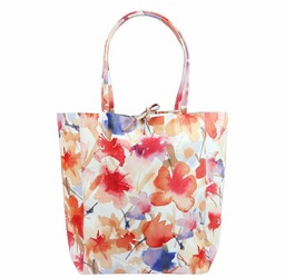Kwiatowa damska shopperbag na ramię od Patrizia