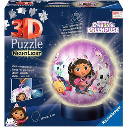 Ravensburger Puzzle 3D 11575 Świecąca Kula Koci Domek