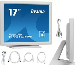 Monitor dotykowy iiyama ProLite T1731SR-W5 17" biały