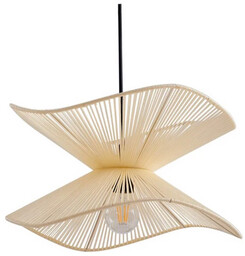 Zewnętrzna Lampa Lindby, Valdorin, ściemnialny, beżowy, taras, tkanina