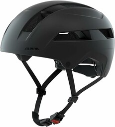 ALPINA Unisex - Dorośli, SOHO Kask rowerowy, black