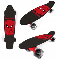 Deskorolka Fiszka Spider-man Chłopięca Dziecięca Do 50KG