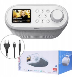 Radio cyfrowe Hama DIR400 Dab+ Internet Bluetooth białe