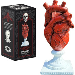 Gotycki anatomiczny wazon w kształcie serca, 22 cm,