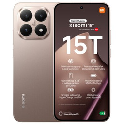 XIAOMI Smartfon 15T 5G 12/512GB 6.83" 120Hz Złoty