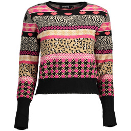 DESIGUAL SWETER DAMSKI CZARNY