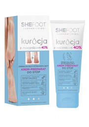 Zmiękczająco-wygładzający KREM-PREPARAT do stóp - mocznik 40% SHEFOOT,