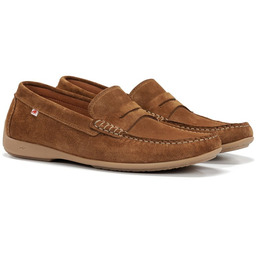 Mokasyny męskie Fluchos 505242 SAMOA F2207 AFELPADO CAMEL