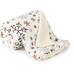 4Home Koc z barankiem Snowflakes, 150 x 200