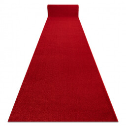 Chodnik KARMEL Gładki karmin / czerwony 150 cm