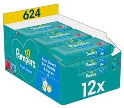 Pampers Fresh Clean Chusteczki nawilżane dla dzieci, 1