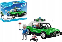 Playmobil Klasyczny samochód policyjny Radiowóz z Figurką akcesoria