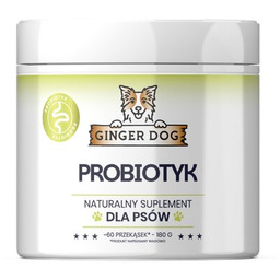 GINGER DOG Suplement dla psa Probiotyk 180 g