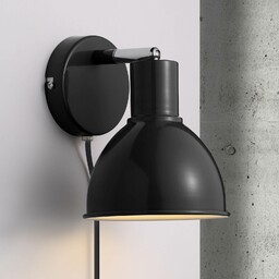 Nordlux Atrakcyjna lampa ścienna Pop Wall, czarna