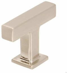 Gałka meblowa T-Bar 2520 Srebrna Szczotkowana