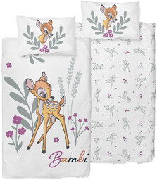Pościel do łóżeczka Bambi Flower World, 100 x