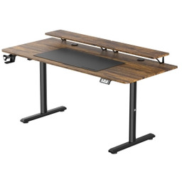 Ultradesk HIGHLANDER XXL 160cm Regulacja wysokości Brązowy Biurko