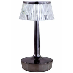 Lumes Czarna lampa stołowa led L6-A08