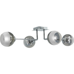 Plafon chromowany szklany 4-punktowy 2211/4 z serii ARES