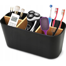 UCHWYT ORGANIZER LAZIENKOWY 21X10X9CM 5 PRZEGRODEK NA SZCZOTECZKI