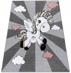 Dywan Petit 3D 120x170 Jednorożec Pony różowy kucyk