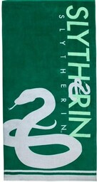 DUŻY Ręcznik plażowy 70x140 Harry Potter Slytherin bawełniany