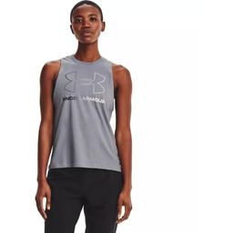 Under Armour koszulka bez ramion damska 1356297-035 grafitowy