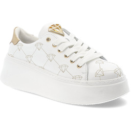 Armodo Białe Sneakersy Stylowe Obuwie Damskie Na Platformie