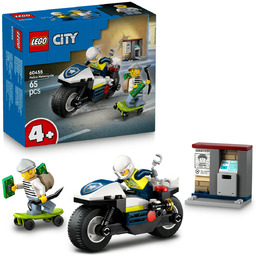 LEGO CITY 60455 KLOCKI Miasto Policja Motocyklowa Pościg