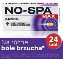 NO-SPA MAX 80 mg, 24 tabletki