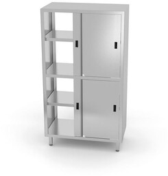 SZAFA PRZELOTOWA 1000x600x1800 mm Z PRZEGRODĄ I DRZWIAMI
