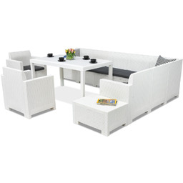 Komplet mebli z technorattanu Nebraska Comida Max 9