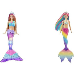 Barbie Dreamtopia Syrenka Migoczące światełka Malibu Lalka (30