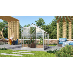 szklarnia VITAVIA VENUS 3800 szkło 3 mm srebrna