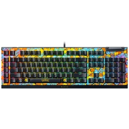 Razer BlackWidow V4 X Pokemon Kanto Edition Żółto-czarny