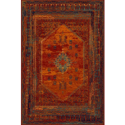 Dywan wełniany Dywilan Omega Mistik czerwony 200x300 cm