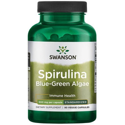 Swanson Spirulina standaryzowana 90 kaps