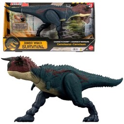 JURASSIC WORLD Figurka Survival Karnotaur Rozpędzony Atak JKG85