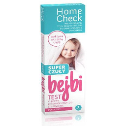 Bejbi Test ciążowy Superczuły płytkowy, 1 sztuka
