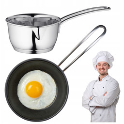 Mała Patelnia Indukcja 14 cm Rondelek 0,5l Kuchenprofi