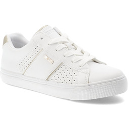 Big Star Sneakersy damskie, skóra ekologiczna perforowana cholewka