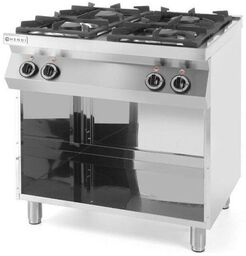 HENDI Kuchnia gazowa 4-palnikowa Kitchen Line na podstawie