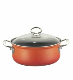 Riess Garnek Niski 16 cm Corall