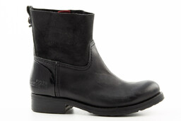 Buty damskie Tommy Hilfiger Denim Biker 4C skórzane